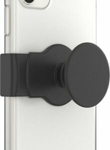 PopSockets - PopGrip Slide Stretch Cell Phone Grip & Stand - Black