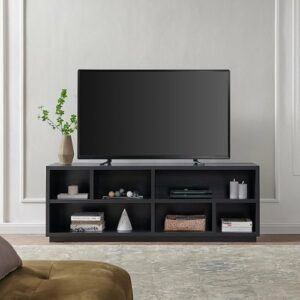 Camden&Wells - Bowman TV Stand for TVs Up to 75" - Black Grain