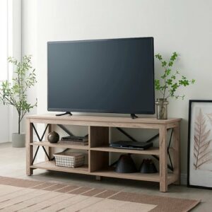 Camden&Wells - Sawyer TV Stand for TVs up to 70" - White Oak