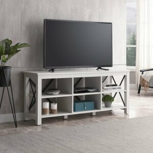 Camden&Wells - Sawyer TV Stand for TVs up to 65" - White