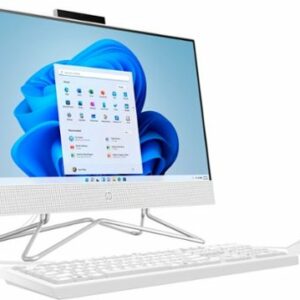 HP - 21.5" All-In-One - Intel Celeron - 4GB Memory - 128GB SSD - Snow White