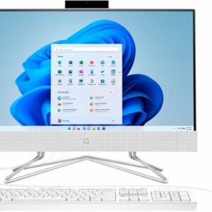 HP - 21.5" All-In-One - Intel Celeron - 4GB Memory - 128GB SSD - Snow White