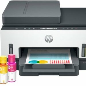 HP - Smart Tank 7301 Wireless All-In-One Supertank Inkjet Printer with up to 2 Years of Ink Included - White & Slate