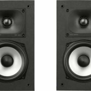 Polk Audio - Monitor XT15 Bookshelf Speaker Pair - Midnight Black