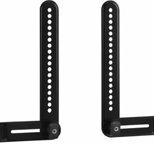 Best Buy essentials™ - Rear Soundbar Wall Mount for Most 15 lb. Soundbars - Black