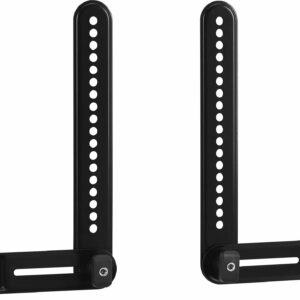 Best Buy essentials™ - Rear Soundbar Wall Mount for Most 15 lb. Soundbars - Black