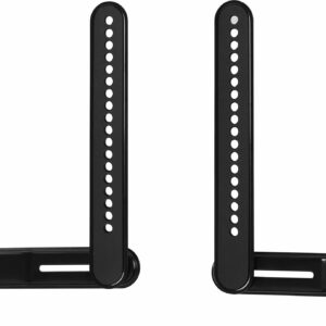 Best Buy essentials™ - Rear/Bottom Soundbar Wall Mount for Most 15 lb. Soundbars - Black