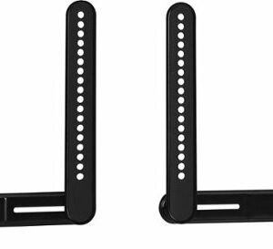 Best Buy essentials™ - Rear/Bottom Soundbar Wall Mount for Most 15 lb. Soundbars - Black