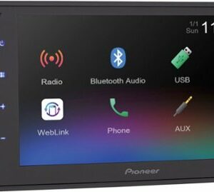 Pioneer - 6.8" Bluetooth Digital Media Receiver - Black