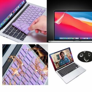 Techprotectus - MacBook Air 13 inch Case for 2020 2019 2018 Release with Touch ID (Models: M1 A2337 A2179 A1932).