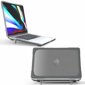 Techprotectus - MacBook Pro 16 inch with Touch Bar & Touch ID & Retina Display (model: A2141, 2020 2019 Release) - Gray