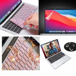 Techprotectus - MacBook Air 13 inch Case for 2020 2019 2018 Release with Touch ID (Models: M1 A2337 A2179 A1932).