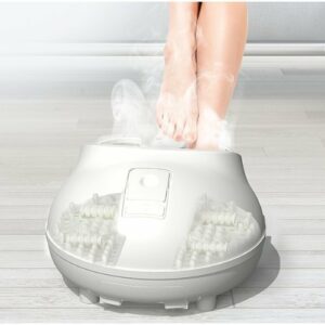 Sharper Image - Shiatsu Foot Sauna with Heat and Steam - White