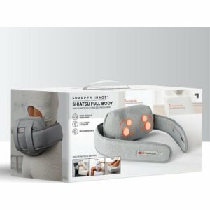 Sharper Image - Shiatsu Full Body Multifunction Cordless Massager - Grey