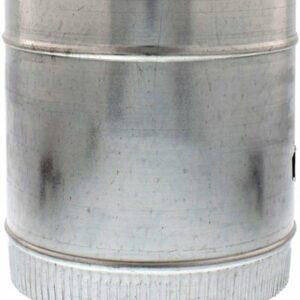 Zephyr - 10 in. Round In-Line Damper - Silver