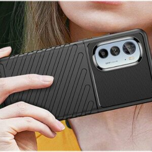 SaharaCase - Black Series Case for Motorola Edge (2022) - Black