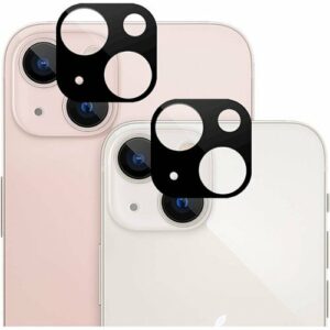 SaharaCase - ZeroDamage HD Flexible Glass Camera Lens Protector for Apple iPhone 13 mini (2-Pack) - Clear