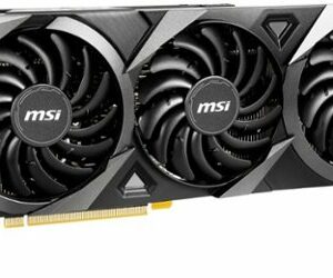 MSI - NVIDIA GeForce RTX 3060 Ti VENTUS3X 8G OC LHR - 8GB GDDR6 - PCI Express 4.0 - Graphic Card - Black