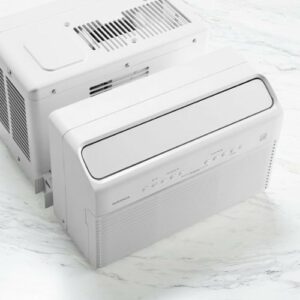 Insignia™ - 350 Sq. Ft. 8,000 BTU U-Shaped Window Air Conditioner - White