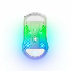 SteelSeries - Aerox 3 Super Light Honeycomb Wireless RGB Optical Gaming Mouse - Ghost Edition