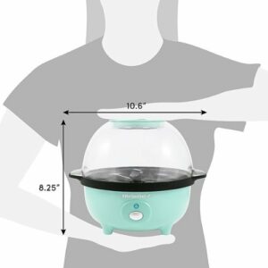 Elite Gourmet - 3Qt. Popcorn Popper - Mint