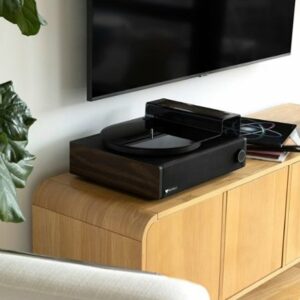 Victrola - Premiere V1 Turntable Music System - Espresso