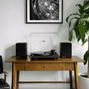 Victrola - Premiere T1 Turntable System - Espresso