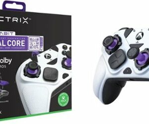 PDP - Victrix Gambit World's Fastest Licensed Xbox Controller, Elite Esports Design - Xbox One, Series X|S, Windows 10 - White & Purple