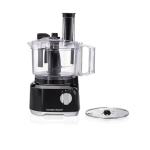 Hamilton Beach - 8 Cup Food Processor with Built-In Bowl Scraper - Black