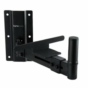 Gator Frameworks - Wall Mount Speaker Stands - Black