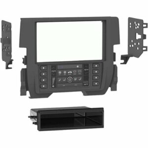 Metra - Dash Kit for Select 2016-2021 Honda Civic - Matte Black