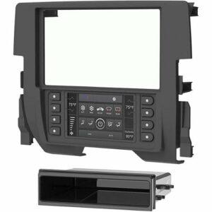 Metra - Dash Kit for Select 2016-2021 Honda Civic - Matte Black