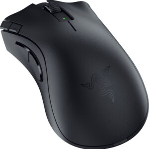 Razer - DeathAdder V2 X HyperSpeed Wireless Optical Gaming Mouse with 235 Hour Battery - Black