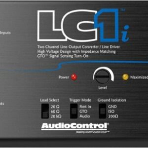 AudioControl - 2-Channel Active Line Output Converter and Line Driver - Black