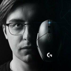 Logitech - G303 Shroud Edition Lightweight Wireless Optical Gaming Mouse with 25K HERO sensor - Black