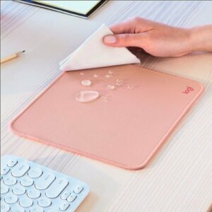 Logitech - Mouse Pad Studio Series with Spill-Resistant Surface (Medium) - Darker Rose