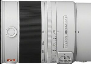 Sony - FE 70-200mm F2.8 GM OSS II Full-Frame Telephoto Zoom G Master E mount Lens - White