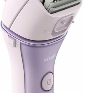 Panasonic - CloseCurves ES-WL80-V Rechargeable Wet/Dry Electric Shaver and Trimmer for Women - Purple