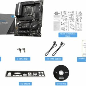 MSI - PRO Z690-A DDR4 Socket LGA 1700 USB 3.2 Intel Motherboard - Black