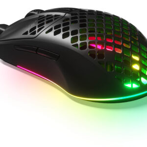 SteelSeries - Aerox 3 Super Light Honeycomb Wired RGB Optical Gaming Mouse - Onyx