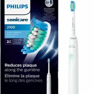 Philips Sonicare - 2100 Power Toothbrush, Rechargeable Electric Toothbrush - White Mint