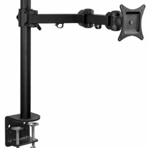 Mount-It! - Single Arm Desk Mount for Monitor - Black