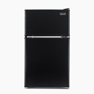 NewAir - 3.1 Cu. Ft. Compact Mini Refrigerator with Freezer, Can Dispenser and Energy Star - Black