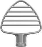 Pastry Beater for KitchenAid Tilt Head Stand Mixers - subtle silver