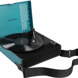 Victrola - Revolution GO Portable Rechargeable Record Player - Blue