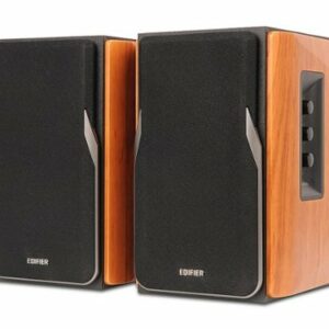 Edifier - R1380DB Active Bookshelf Speakers, Computer Speakers - Bluetooth and Optical Input - 2.0 Studio Monitor Speaker - Brown