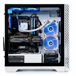 Thermaltake - Glacier 360 Gaming Desktop - AMD Ryzen 5 5600X - 16GB Memory - NVIDIA GeForce RTX 3060 - 1TB NVMe M.2 - White