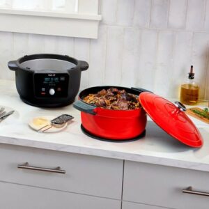 Instant Pot - Precision 5-in-1 Electric Dutch Oven - Cast Iron - Red