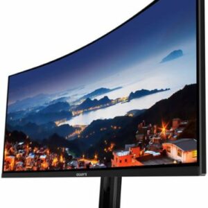 GIGABYTE - G34WQC A 34" LED Curved WQHD FreeSync Premium Gaming Monitor with HDR (HDMI, DisplayPort, USB) - Black