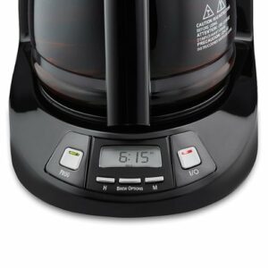 Hamilton Beach - 12 Cup Programmable Coffee Maker - BLACK